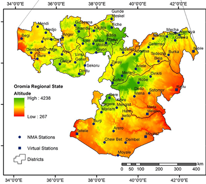 Oromia Map
